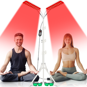 Red Light Therapy Lamp Strip Stand With 2 Heads