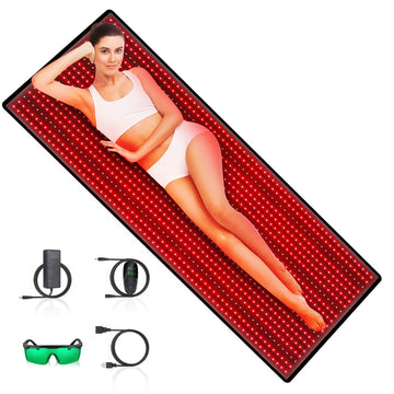 Full body Red Light Therapy Pad With Remote ,Red Light Therapy Mat At Home Infrared Light Therapy