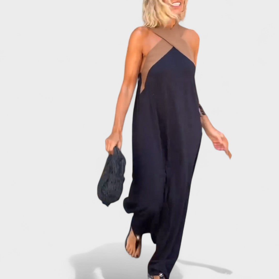 Women's Breathable Comfortable Crossed Maxi Dress