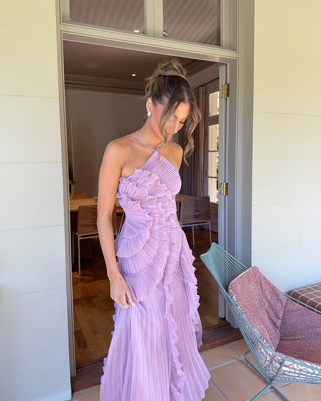 Women's Ruffle Maxi Dress