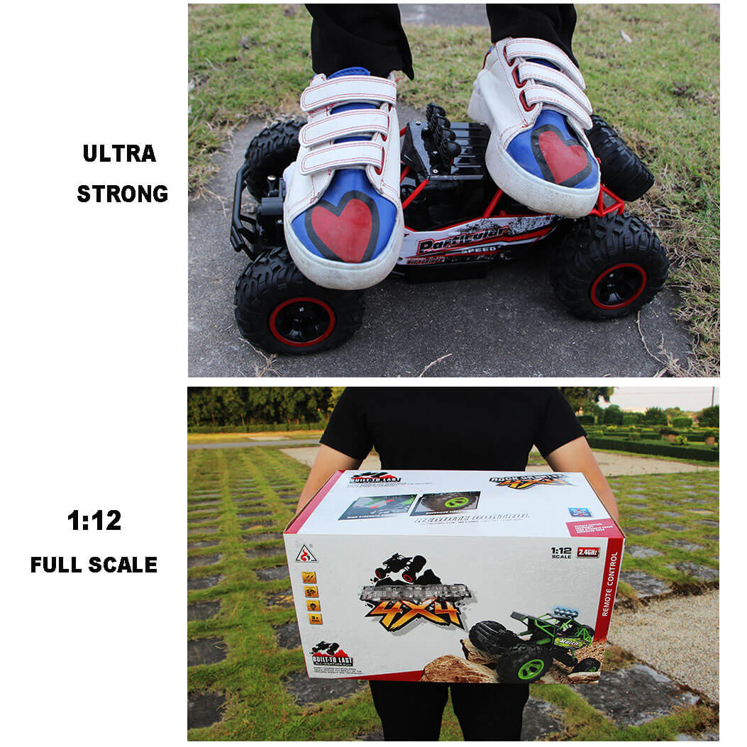 Remote Control Monster Truck | 4x4 Off-Road RC Vehicle with All-Terrain Tires