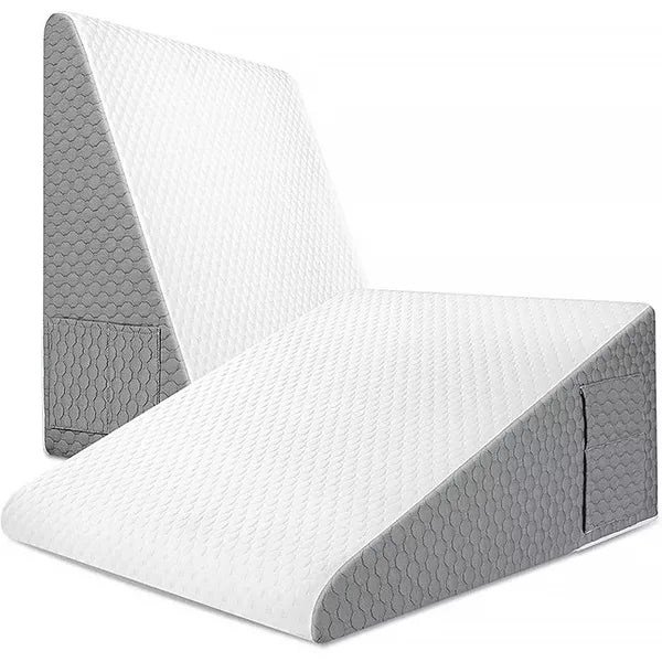 Wedge Pillow for Sleep Apnea | Elevated Head, Reduce Snoring and Acid Reflux for Restful Sleep