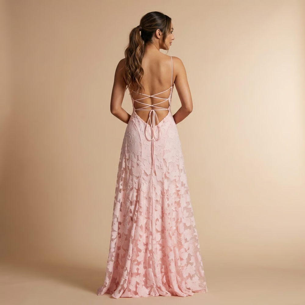 Women’s Maxi Dress Lace Wedding Guest Dress