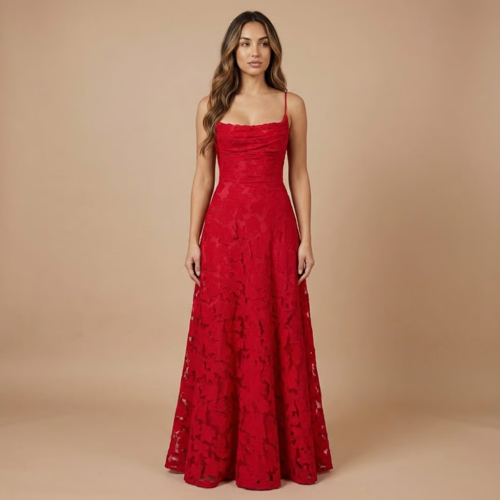 Women’s Maxi Dress Lace Wedding Guest Dress