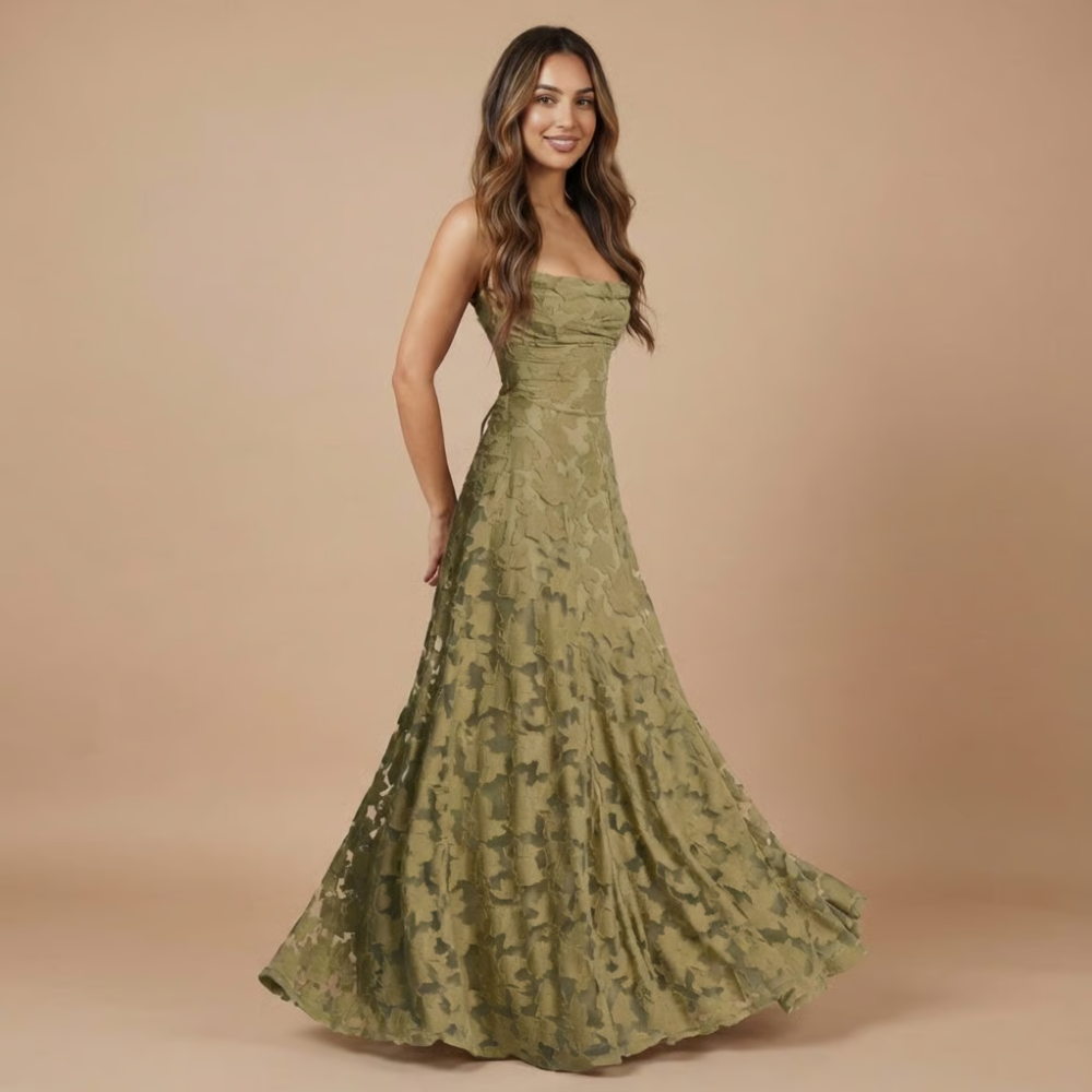 Women’s Maxi Dress Lace Wedding Guest Dress