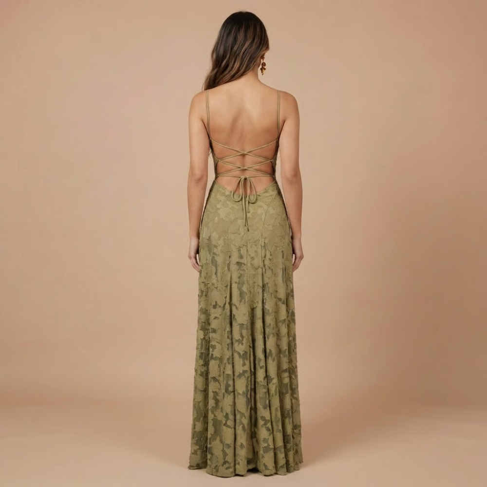 Women’s Maxi Dress Lace Wedding Guest Dress