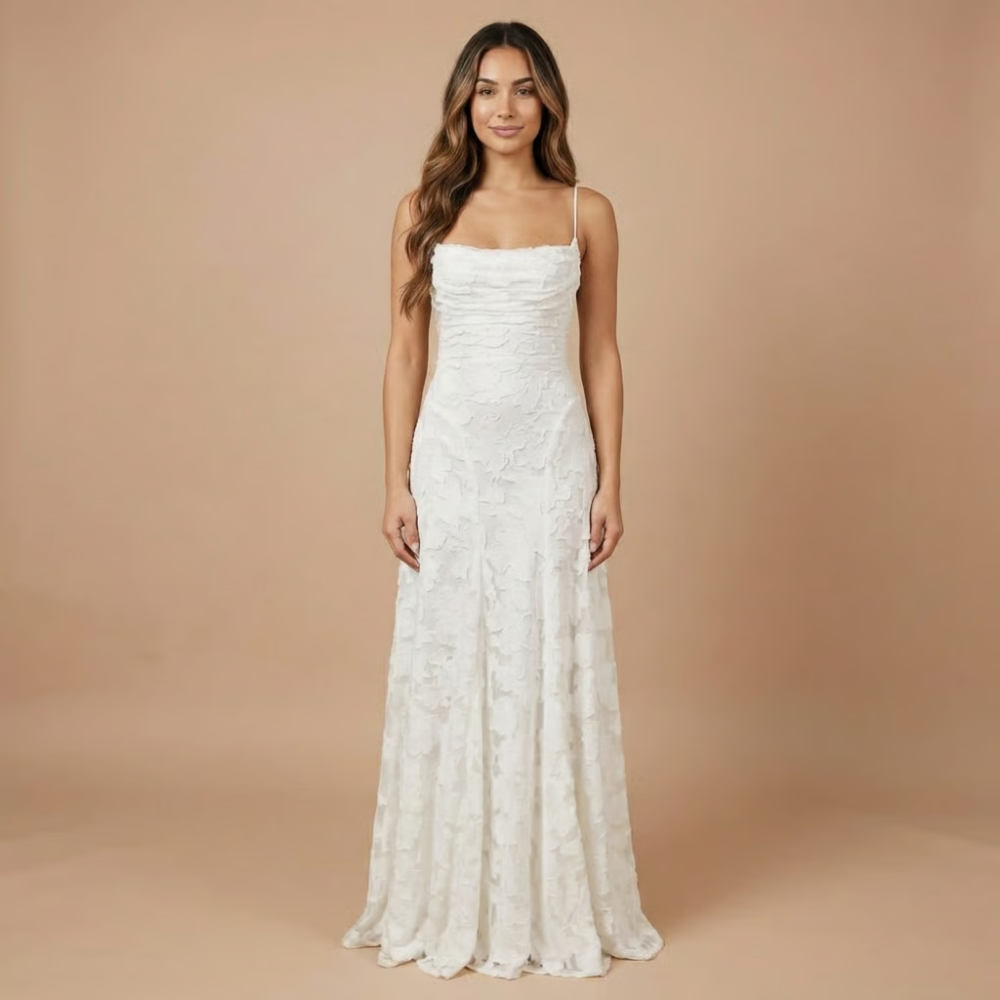 Women’s Maxi Dress Lace Wedding Guest Dress