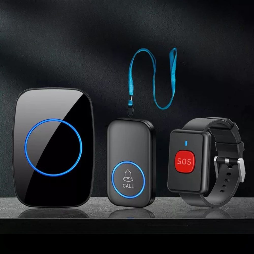 Wireless Elderly Call Button Pager Watch
