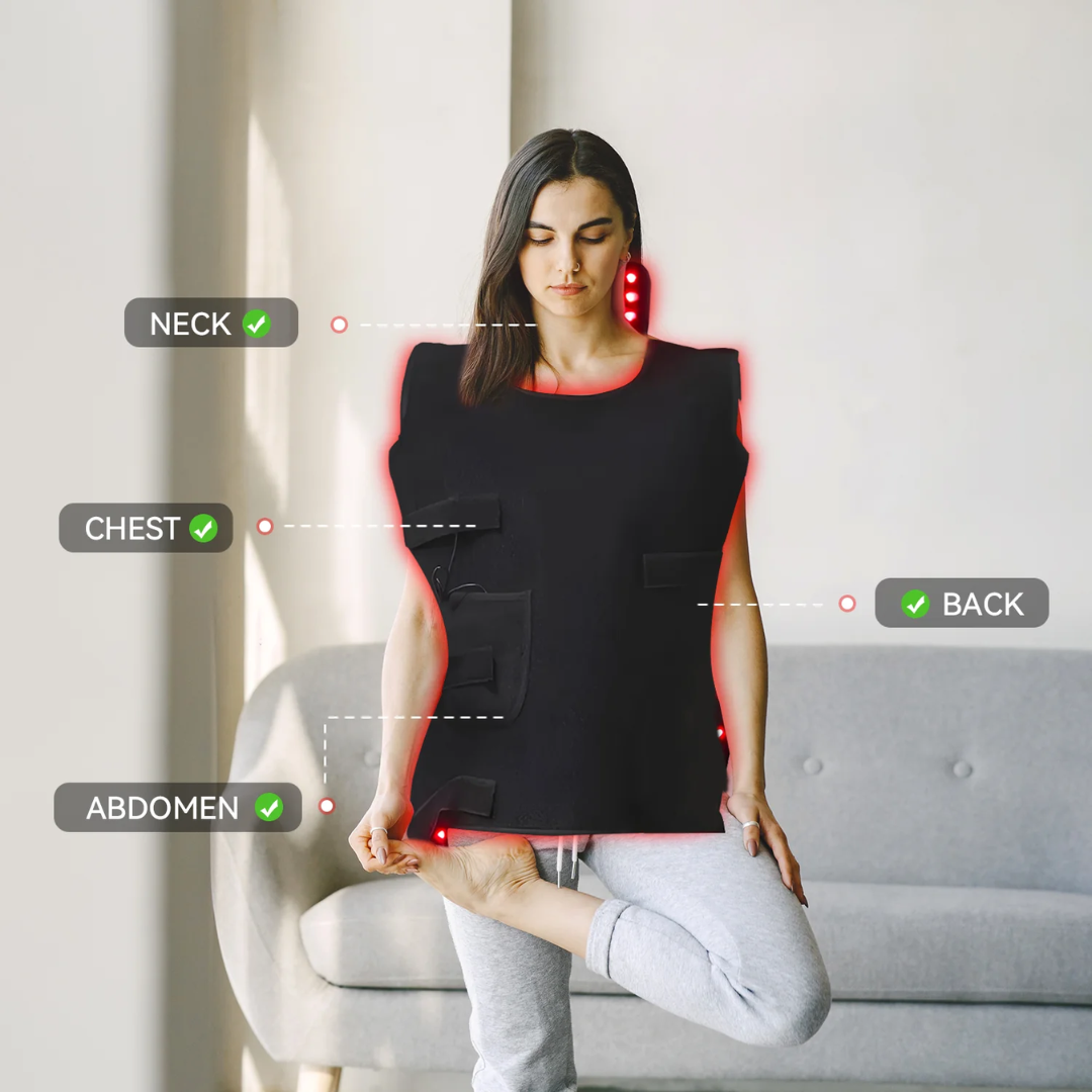 Red Light Therapy Jacket – Relieve Pain, Enhance Muscle Recovery & Improve Skin Health