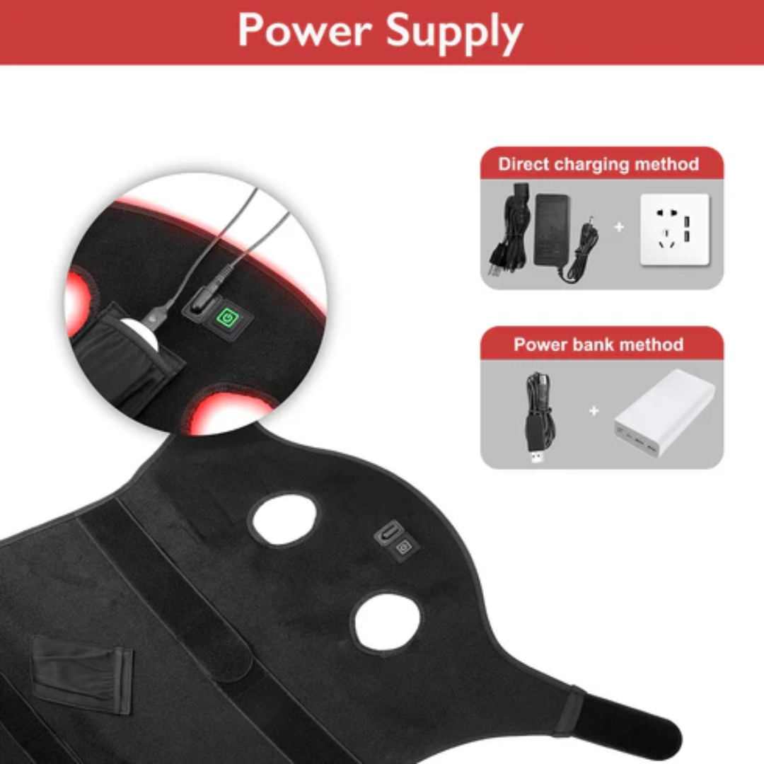 Wearable horse Red Light Therapy Poll Cap