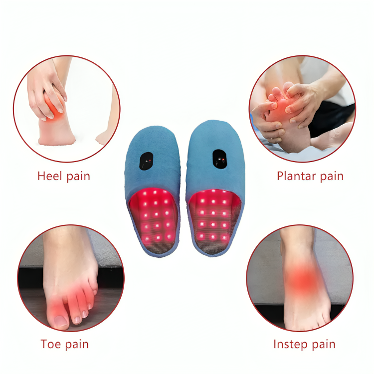 Red Light Therapy Slipper For Foot Pain Relief
