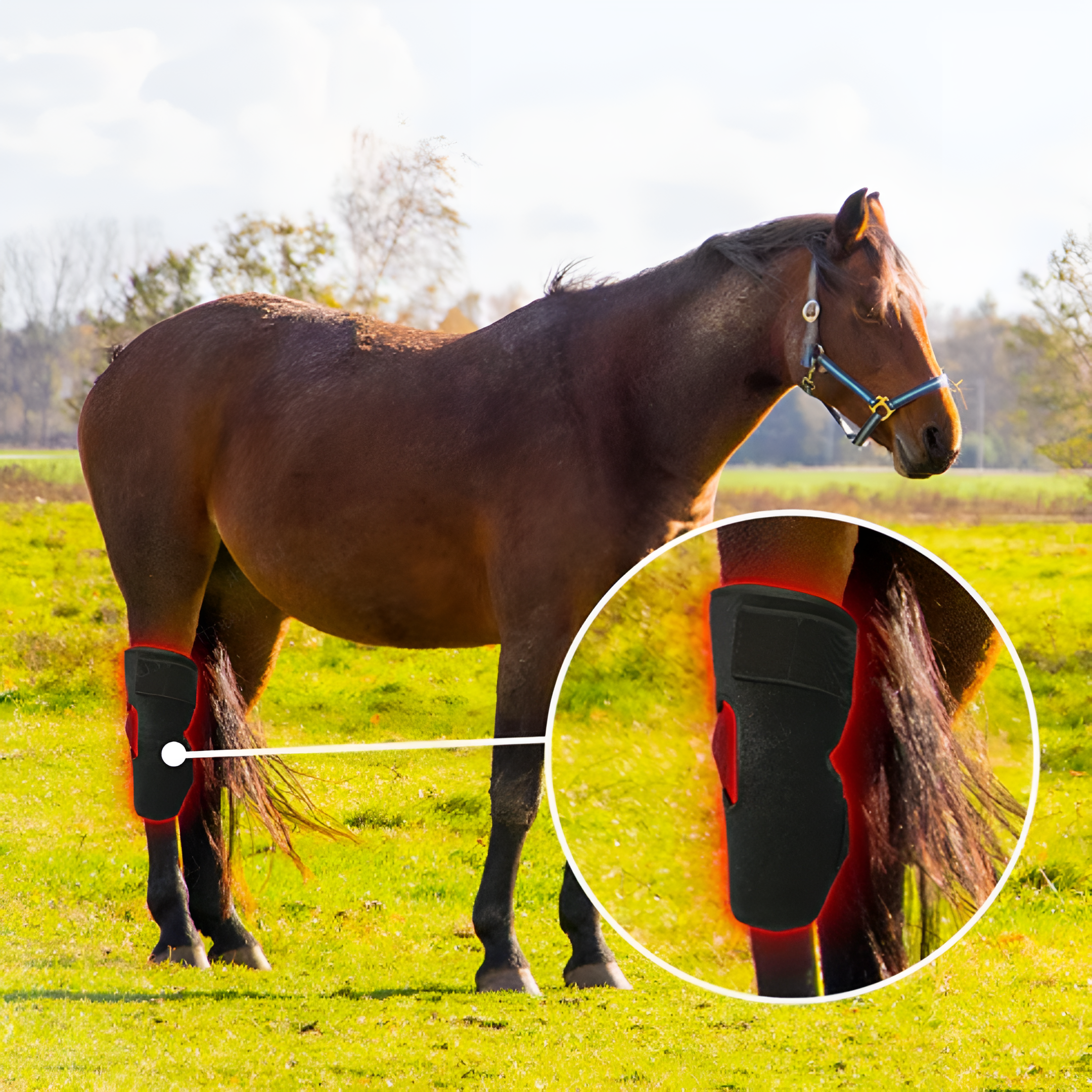 Horse Red Light Therapy Equine Hock Boot