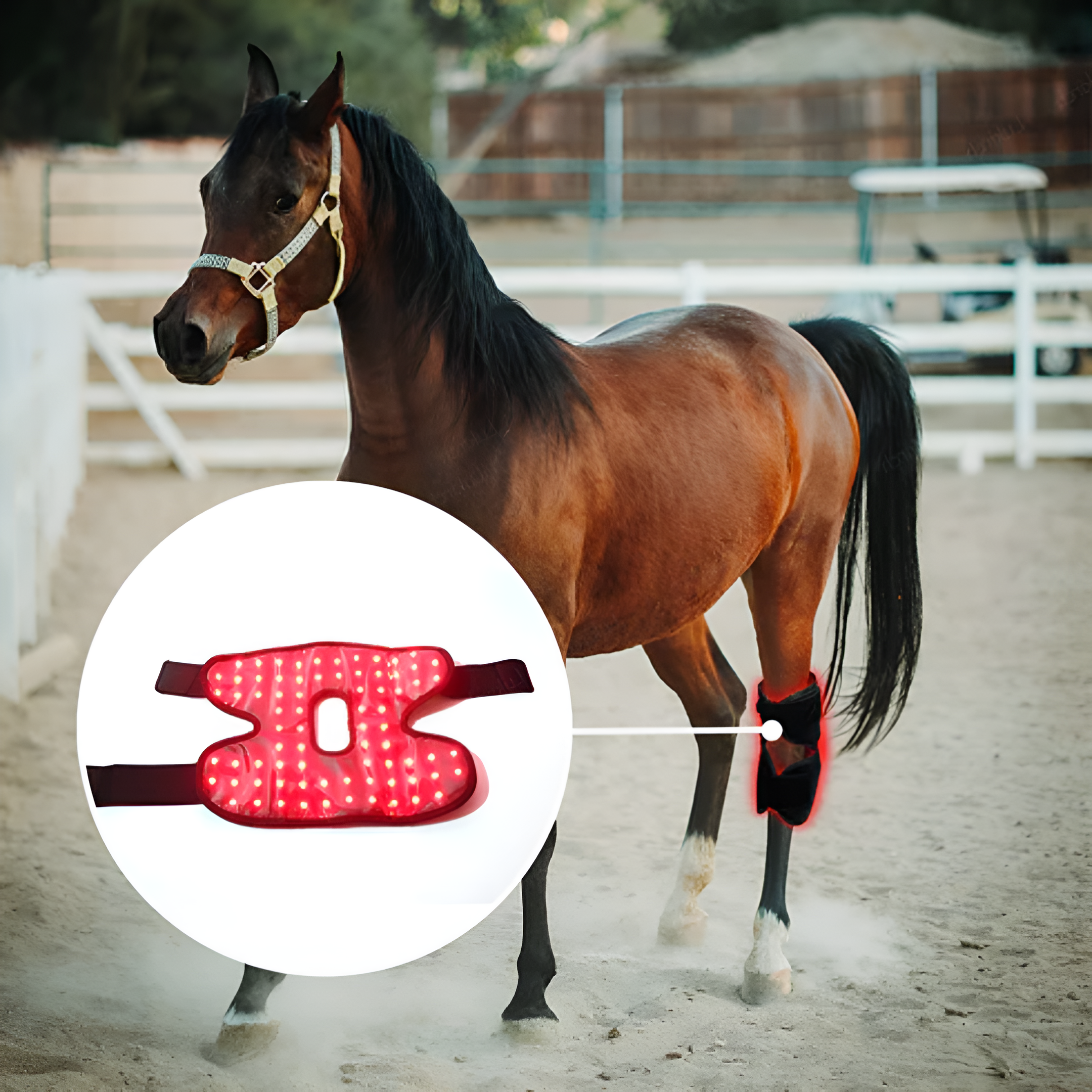 Horse Red Light Therapy Equine Hock Boot