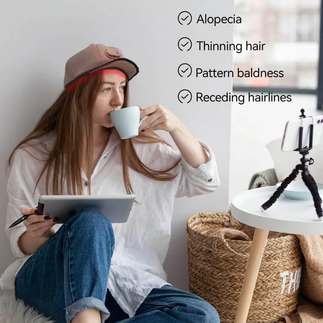 Red Light Therapy Cap – Fast Hair Growth, Brain & Nerve Wellness, Pain-Free