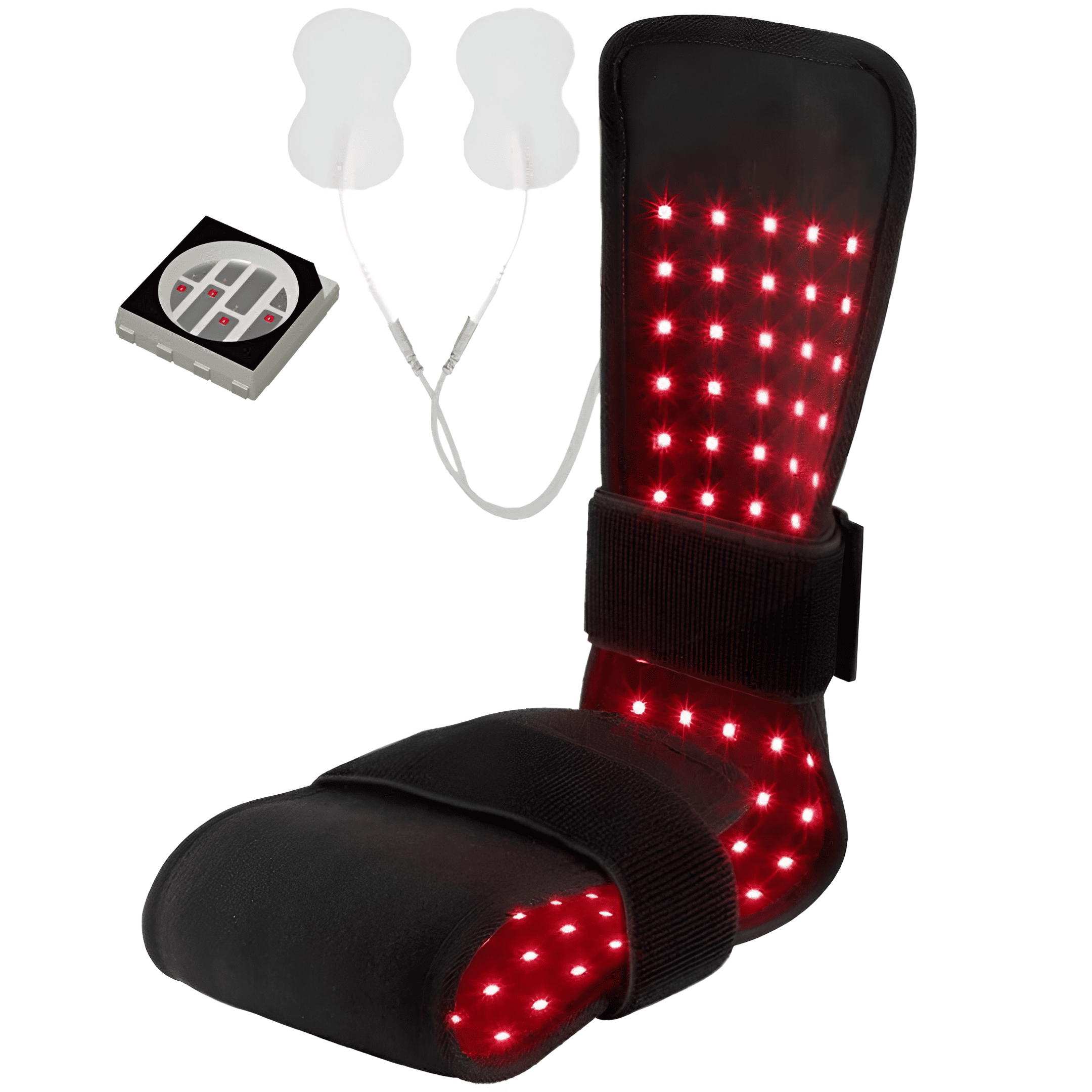 Infrared & EMS Foot Therapy Boot – Red Light & Pulse for Pain Relief-2PCs