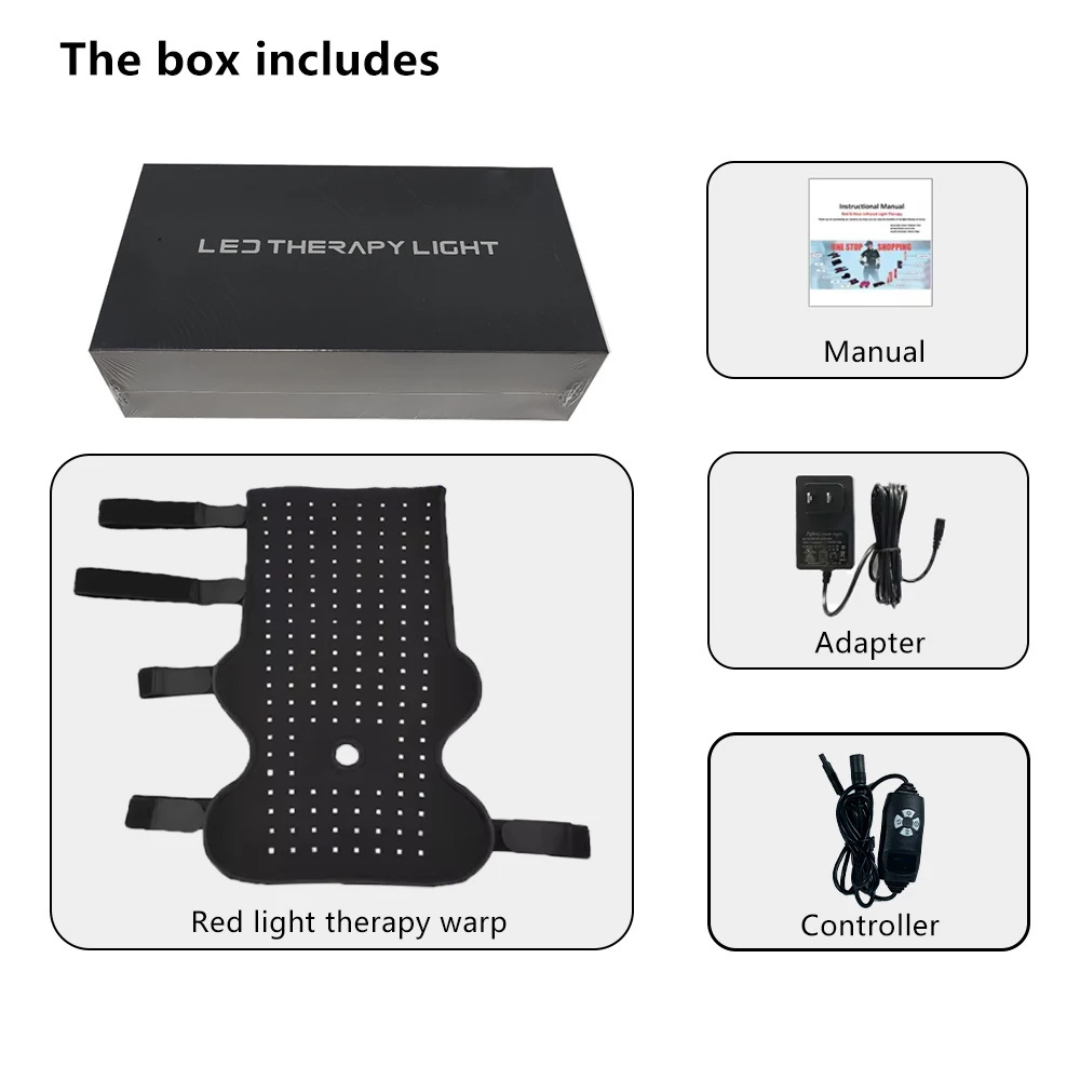 Red Light Therapy Foot & Ankle Pain Relief Wrap – Targeted Recovery & Pain Relief