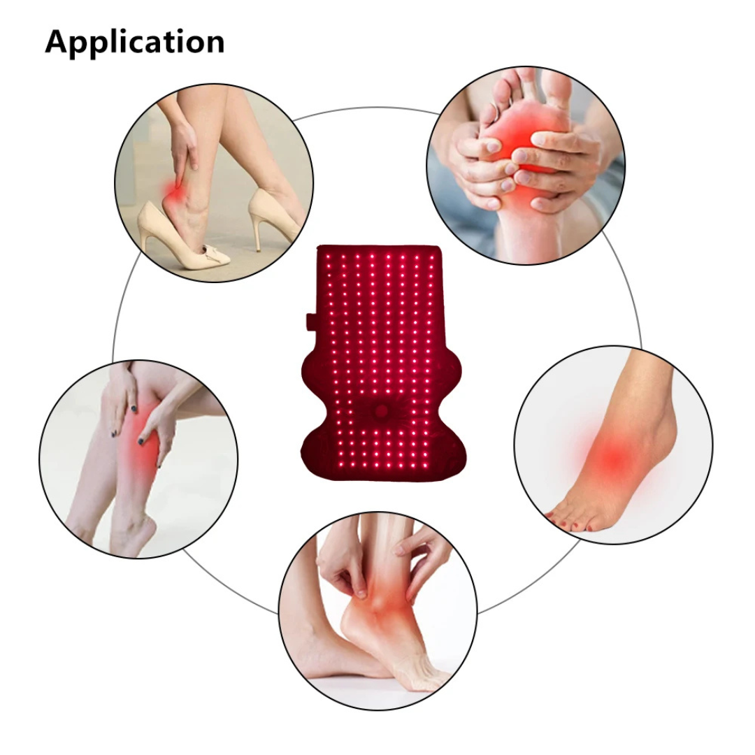 Red Light Therapy Foot & Ankle Pain Relief Wrap – Targeted Recovery & Pain Relief