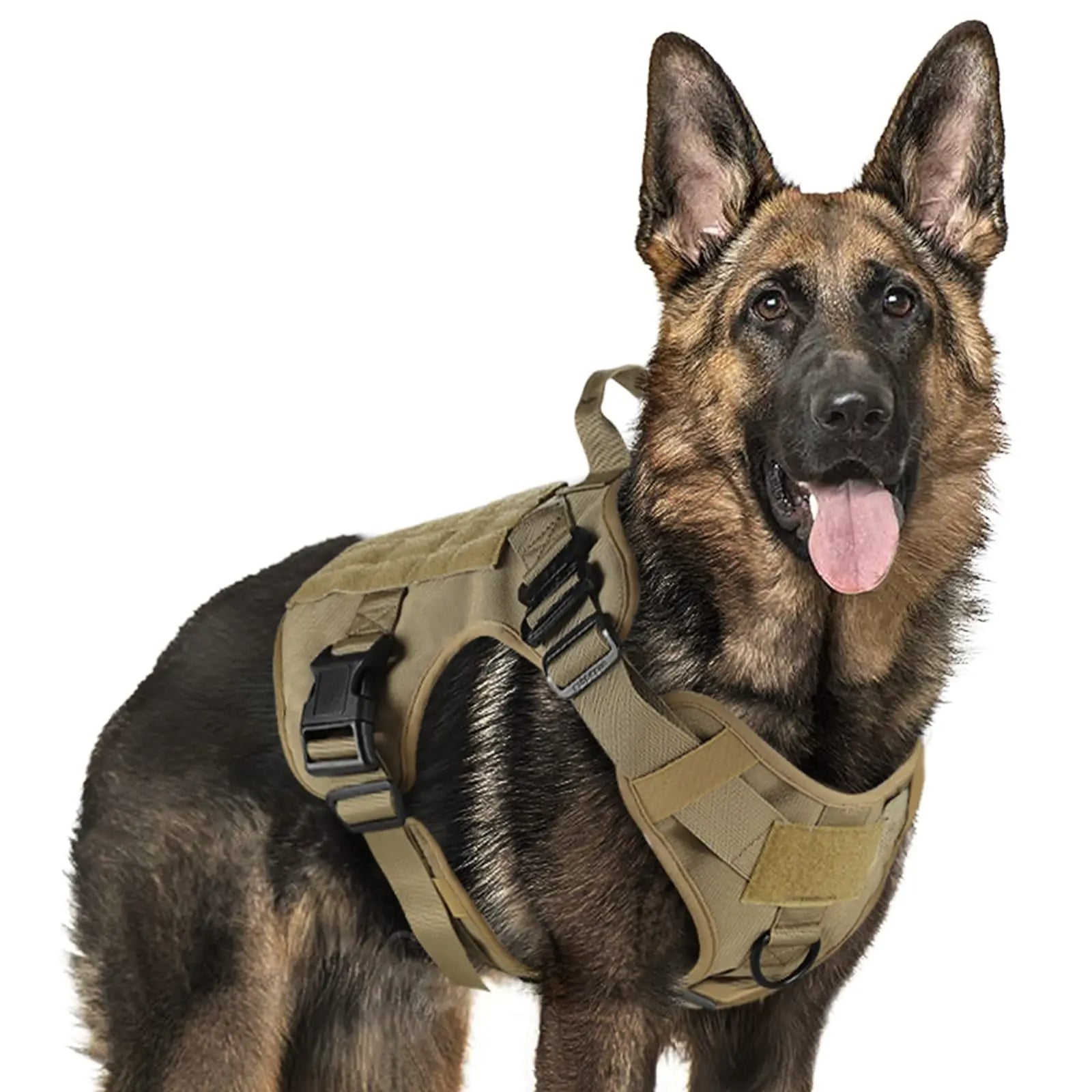 KrachtGrip Heavy Duty Tactical Dog Harness with Handle