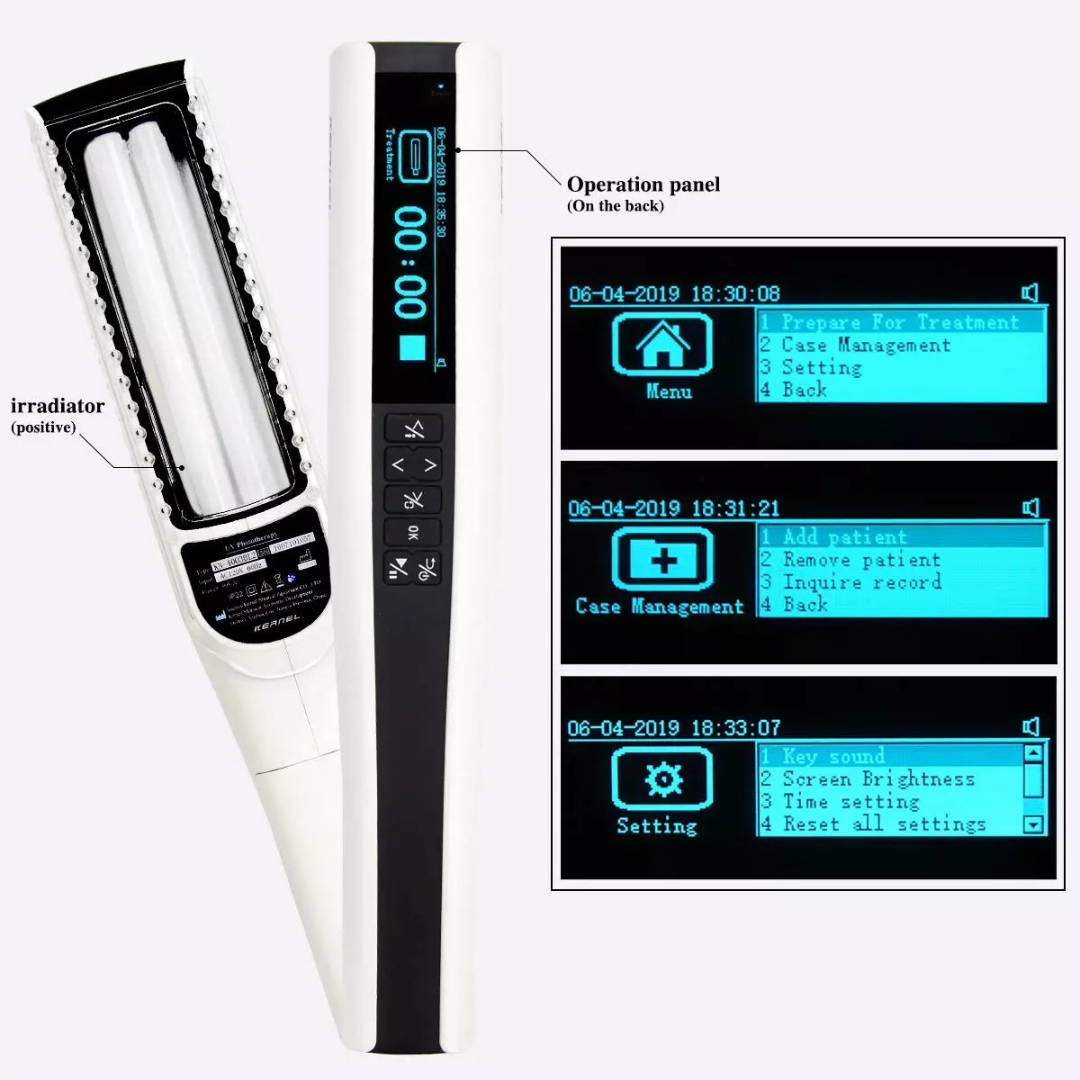 Pro cordless Narrowband Handheld UVB 311 Nm Lamp