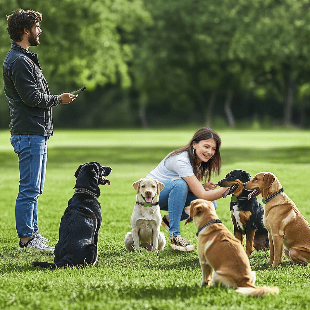 Shock Collar for Dogs | Electric e-Collar with LCD Remote Control Zap for Stubborn & Aggressive Dogs | Large & Small Breeds, Waterproof