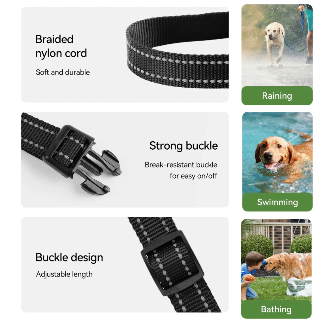 Shock Collar for Dogs | Electric e-Collar with LCD Remote Control Zap for Stubborn & Aggressive Dogs | Large & Small Breeds, Waterproof