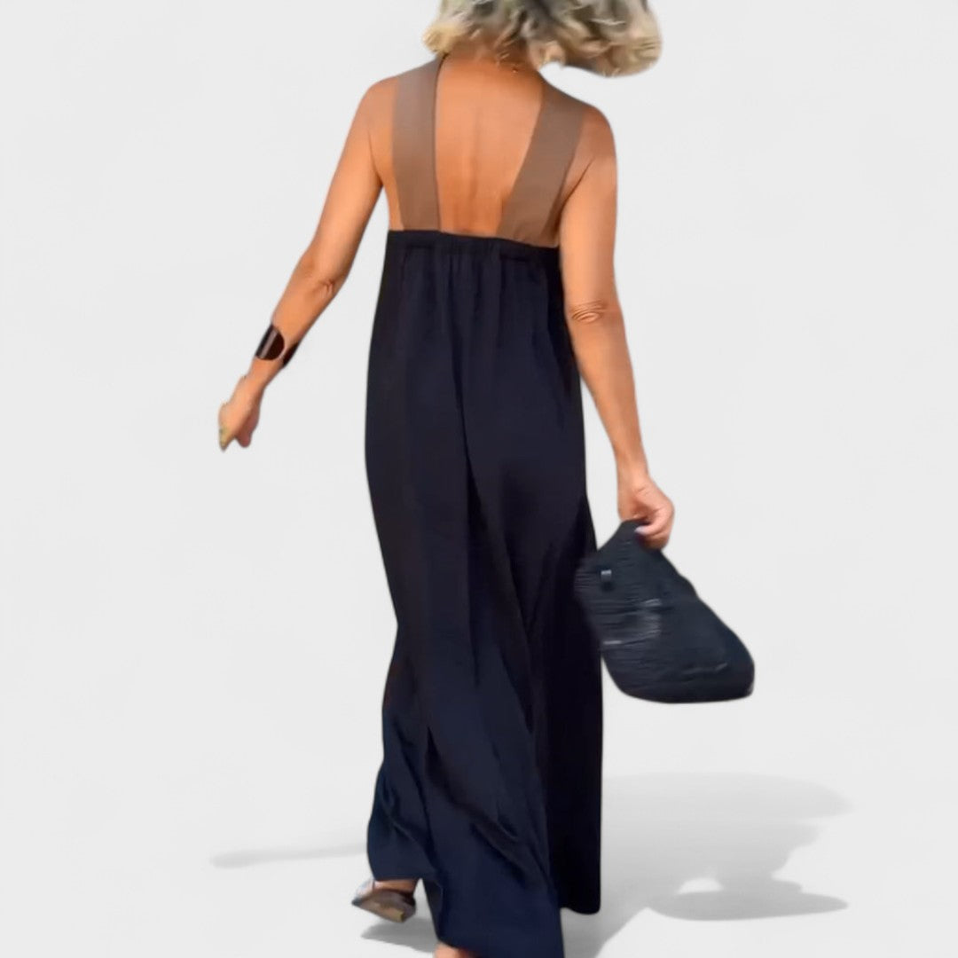Women's Breathable Comfortable Crossed Maxi Dress