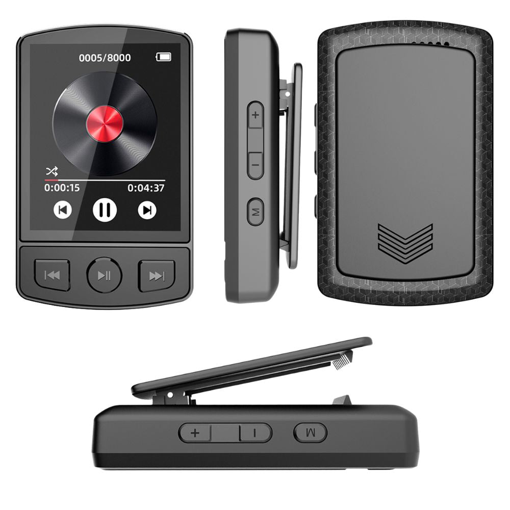 Portable MP3 Music Audio Player Device Clip for Running