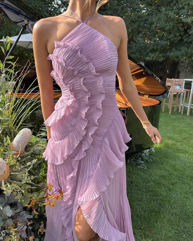 Women's Ruffle Maxi Dress