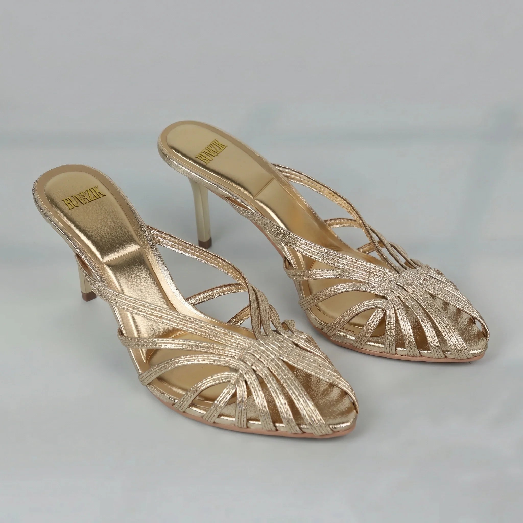 Womens Elegant Sleek Summer Heeled Pumps
