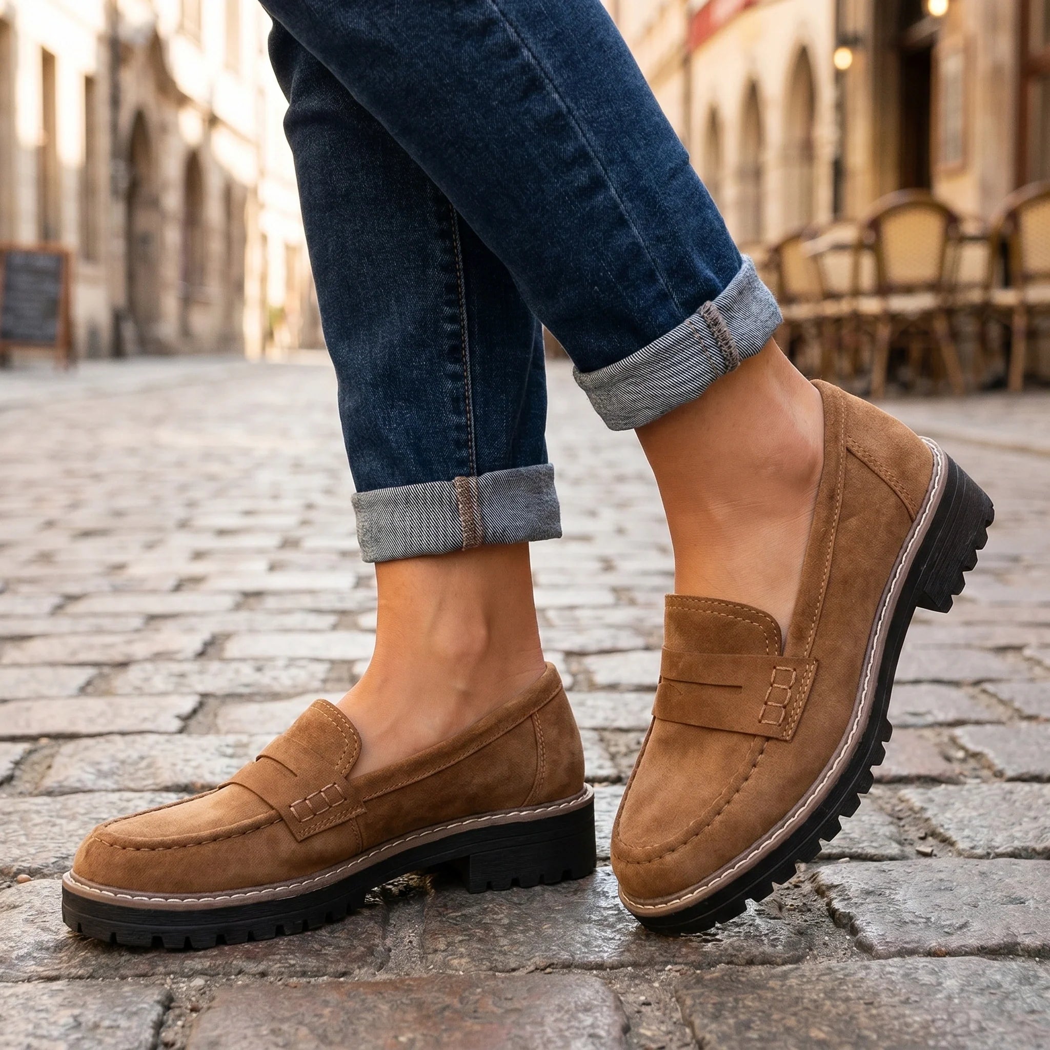 Womens Elegant Supportive Orthopedic Loafers