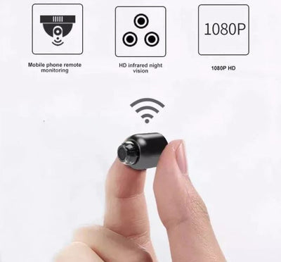 Mini WiFi Camera 1080P HD IR Night Vision Home Security Camera Baby Monitor