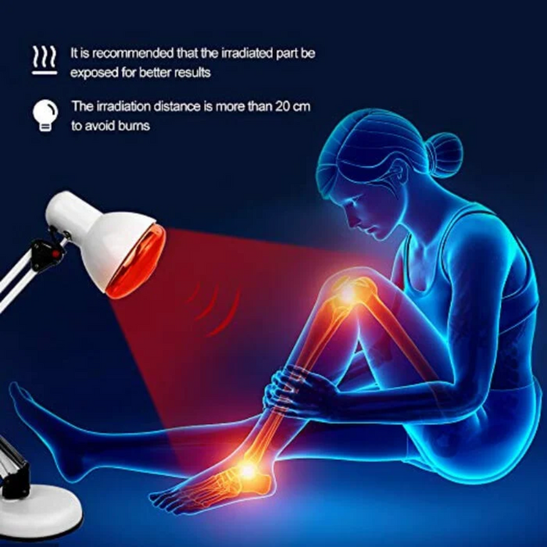 Infrared Heating Red Light Therapy Lamp With Stand