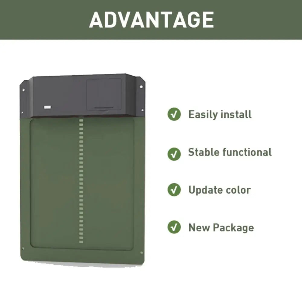 DuskiDeni Automatic Chicken Coop Door - Smart Light Sensor Poultry Opener - Predator Proof Waterproof Battery Powered Duck House Gate