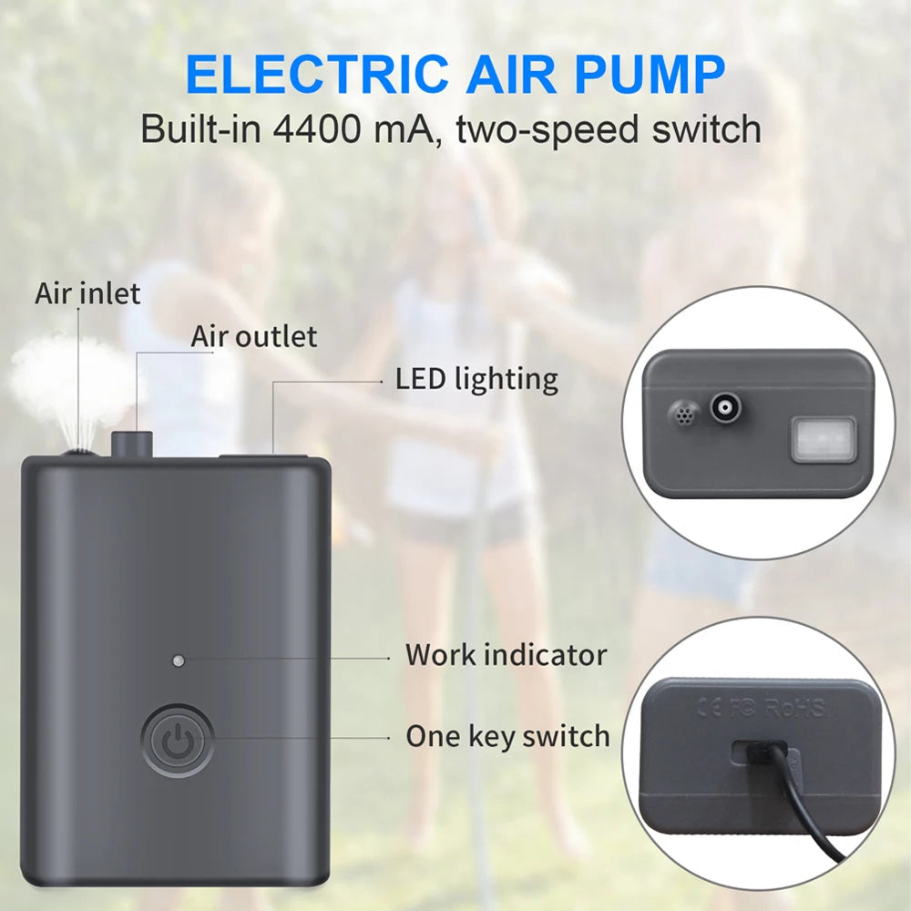 ClinyShowe 20L Portable Camping Shower ,Solar Heating Bag Rechargeable Electric Shower Pump