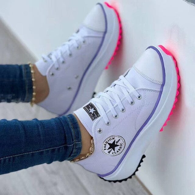 Modern Chunky Women’s Trainers with Contrast Sole