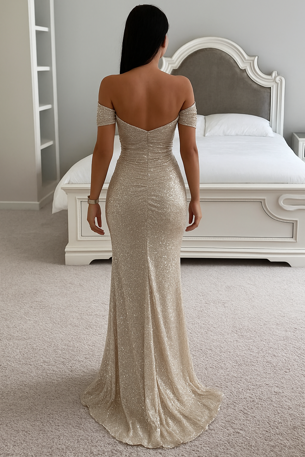 Gala Dresses Off-Shoulder Women's Maxi Dress