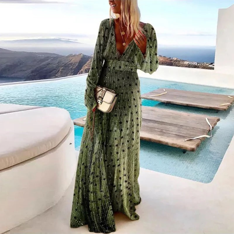 Classic Long Summer Maxi Dress For Women