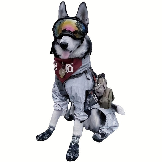 Dog Sunglasses, Waterproof UV Dog Goggles for Small, Medium and Large Dogs, Eye Protection, Mulitcoloured