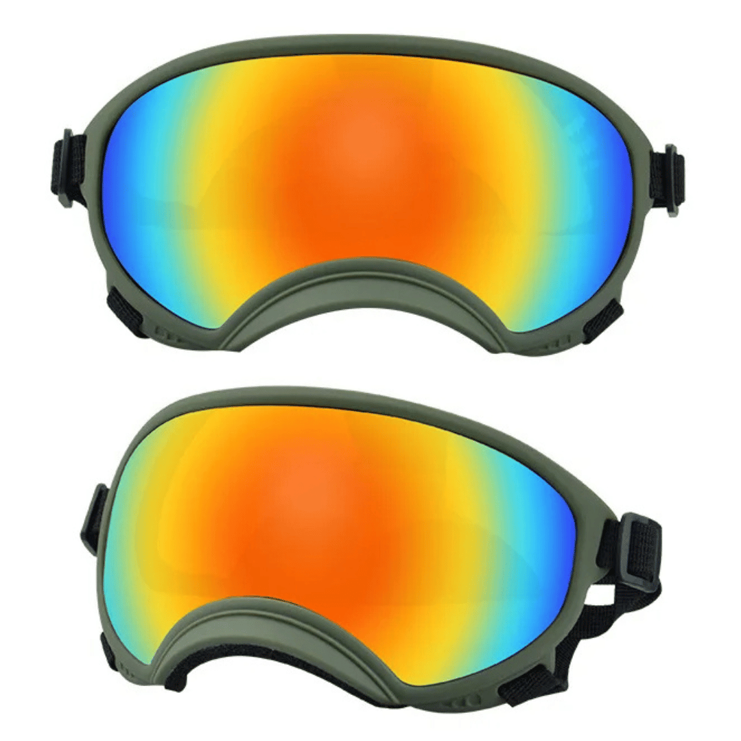Dog Sunglasses, Waterproof UV Dog Goggles for Small, Medium and Large Dogs, Eye Protection, Mulitcoloured