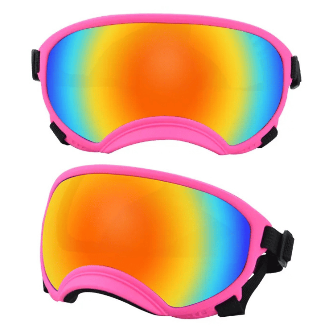 Dog Sunglasses, Waterproof UV Dog Goggles for Small, Medium and Large Dogs, Eye Protection, Mulitcoloured