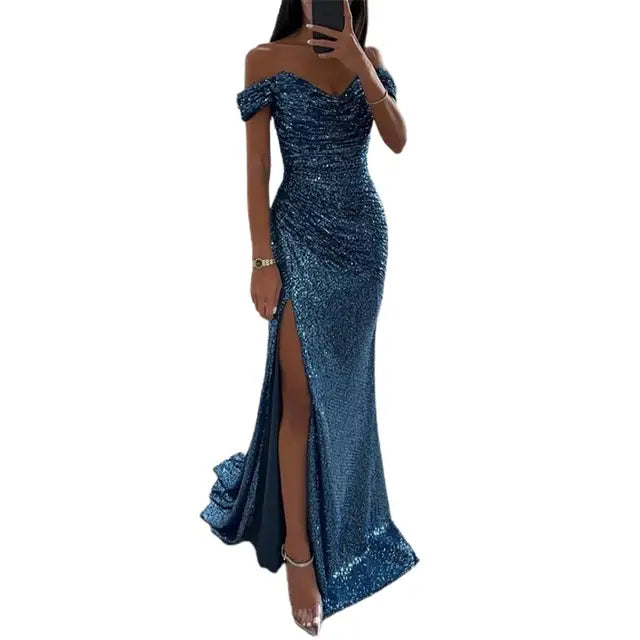 Gala Dresses Off-Shoulder Women's Maxi Dress