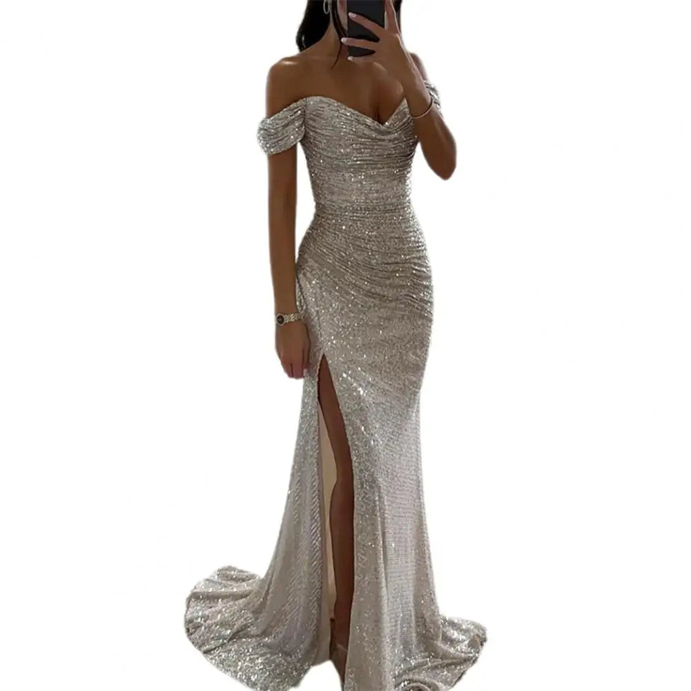 Gala Dresses Off-Shoulder Women's Maxi Dress