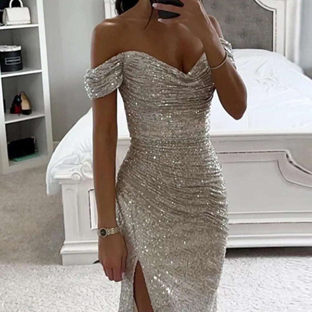 Gala Dresses Off-Shoulder Women's Maxi Dress