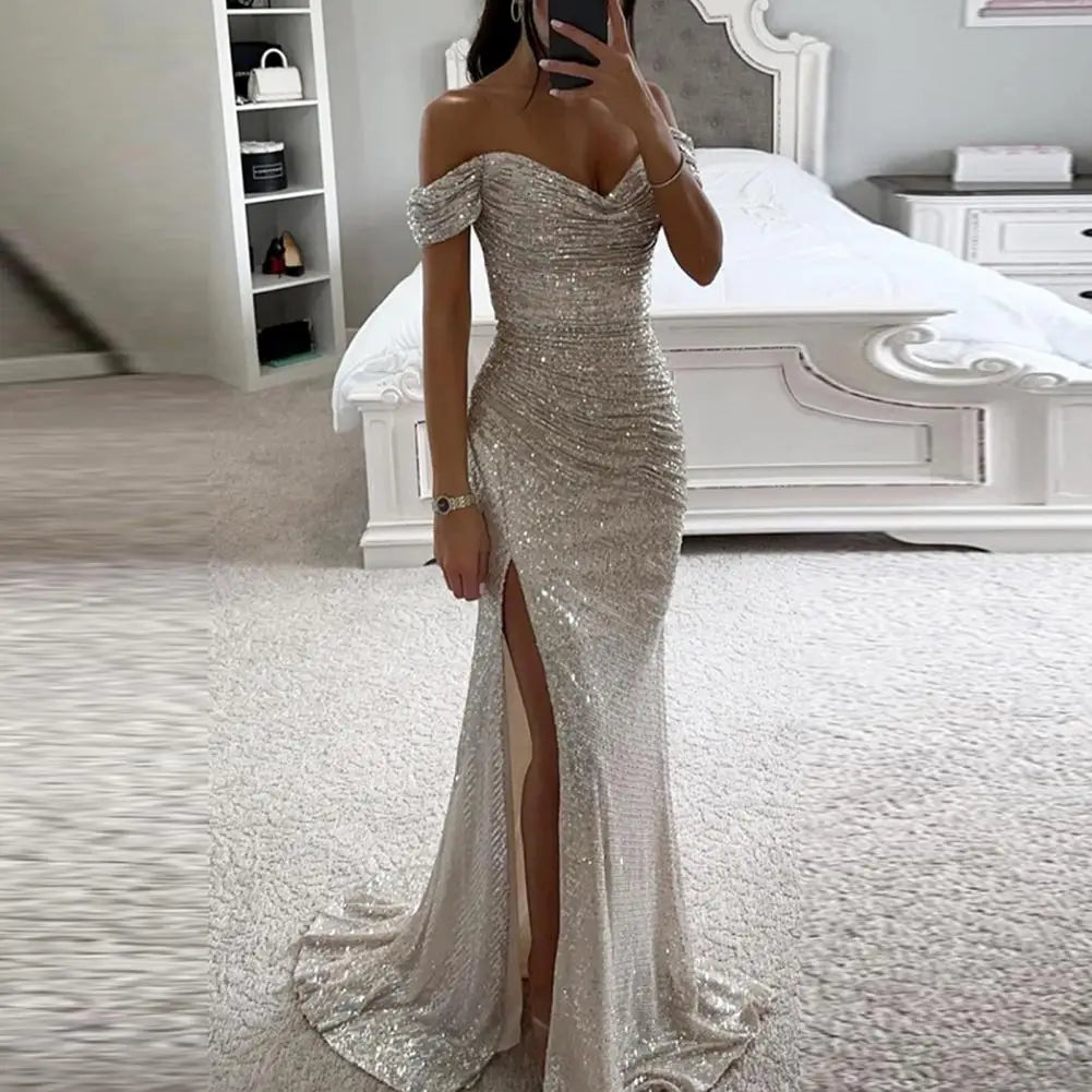 Gala Dresses Off-Shoulder Women's Maxi Dress