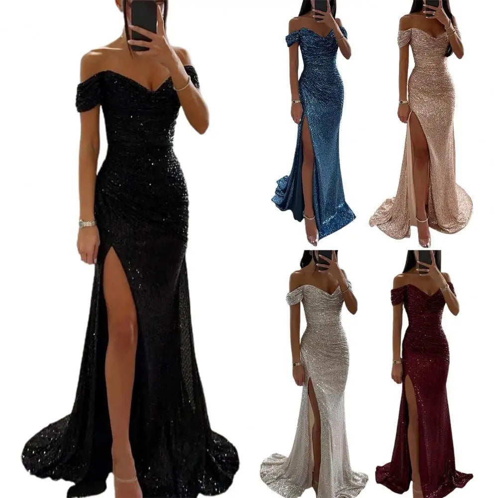 Gala Dresses Off-Shoulder Women's Maxi Dress