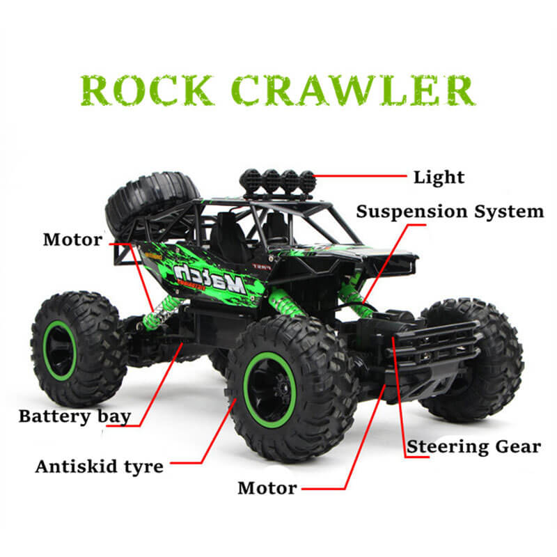 Remote Control Monster Truck | 4x4 Off-Road RC Vehicle with All-Terrain Tires