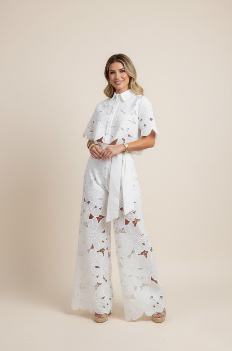 Women's Two-Piece Cut Out Summer Set