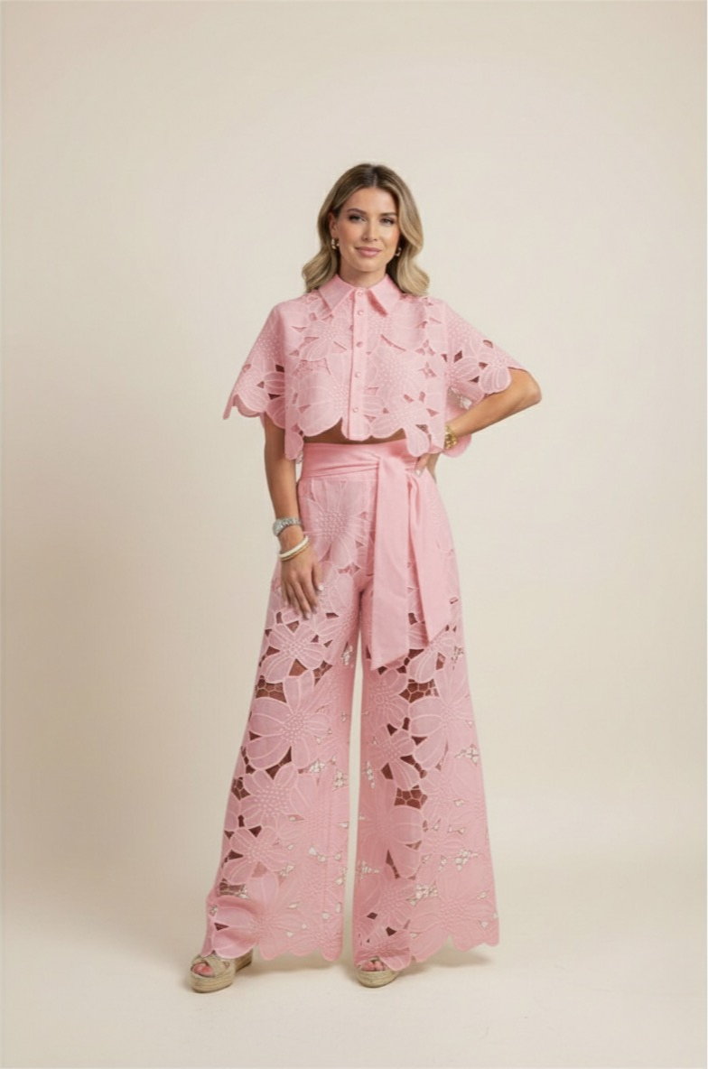 Women's Two-Piece Cut Out Summer Set