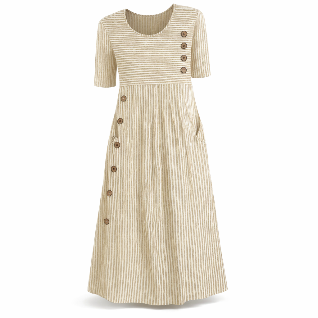 Women’s Striped Midi Dress