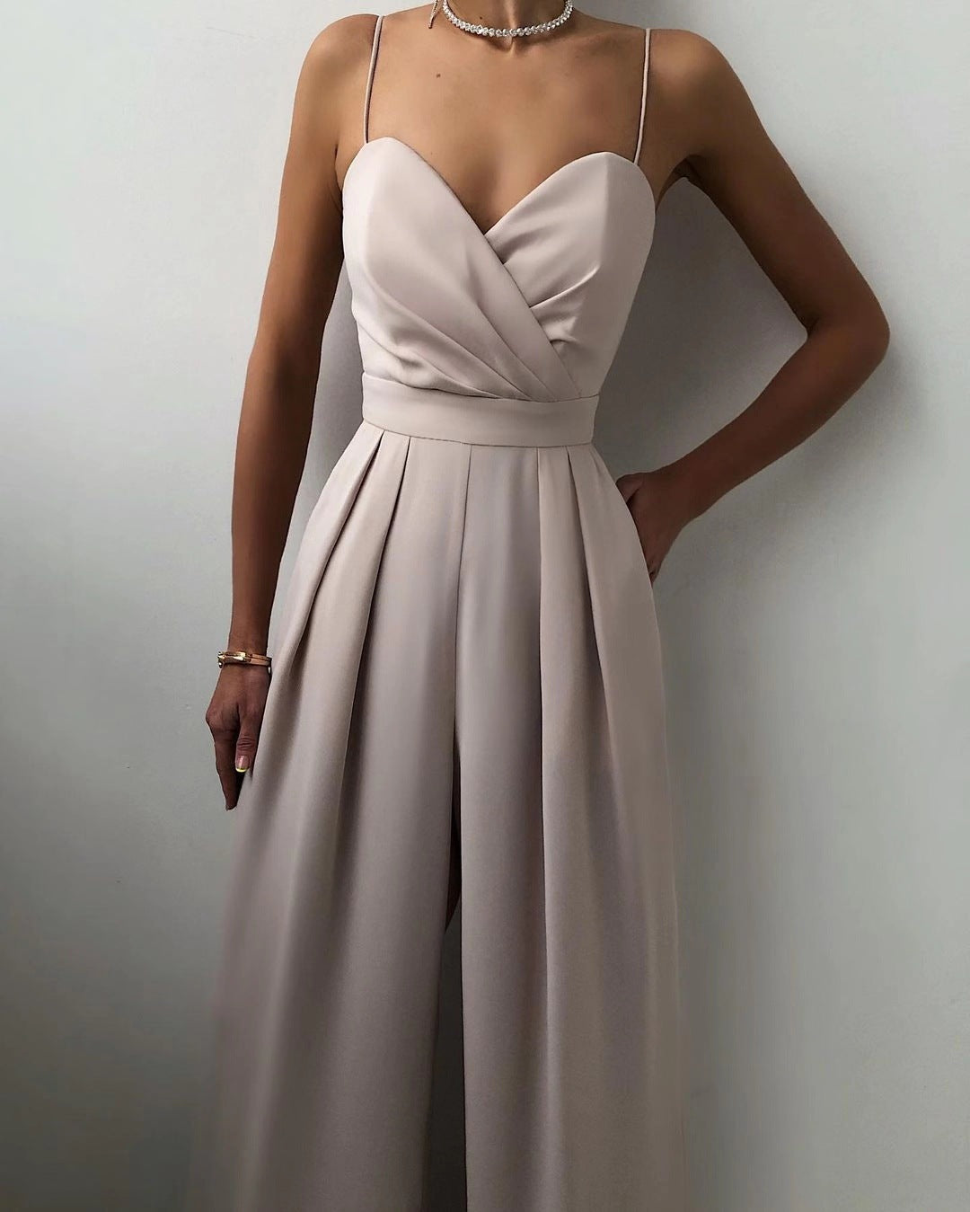 Elegant Women's Overalls | High-waisted and slim silhouette